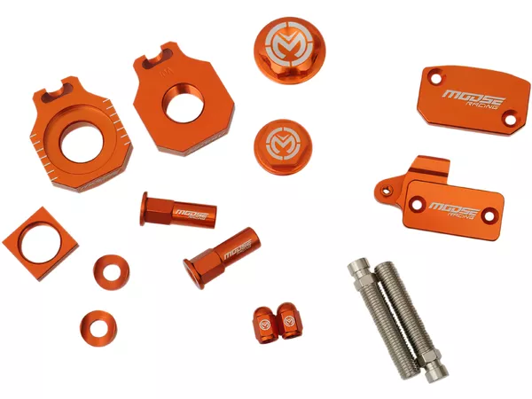 Custom Kit \/ Bling Kit CNC Moose Racing KTM SX \/ EXC 525 orange