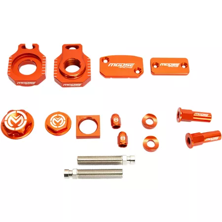 Custom Kit \/ Bling Kit CNC Moose Racing KTM EXC 250 \/ 300 orange 2000-2008