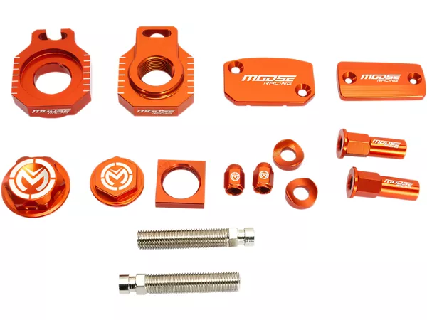 Custom Kit \/ Bling Kit CNC Moose Racing KTM EXC 250 \/ 300 orange 2009-2017