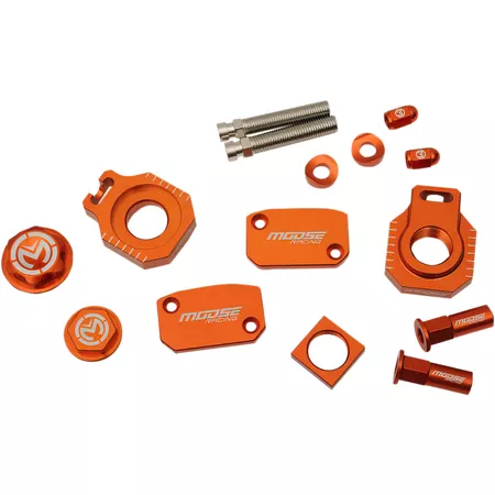 Custom Kit \/ Bling Kit CNC Moose Racing KTM EXC-F 250 orange