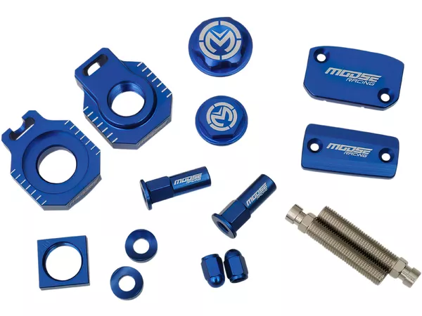 Custom Kit \/ Bling Kit CNC Moose Racing Husqvarna TE 250 \/ 300 blue