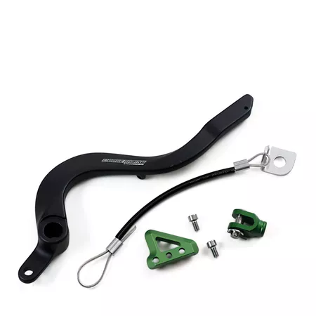 Brake Pedal aluminium Moose Racing KXF 250 green
