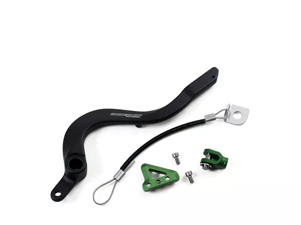 Brake Pedal aluminium Moose Racing KXF 250 green