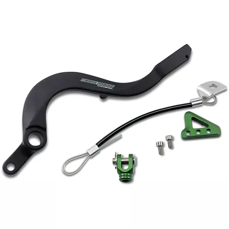 Brake Pedal aluminium Moose Racing KXF 450 green