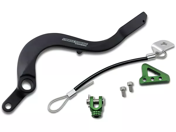 Brake Pedal aluminium Moose Racing KXF 450 green