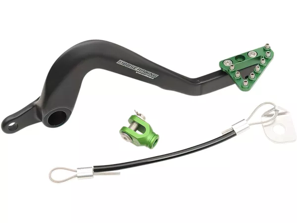 Brake Pedal aluminium Moose Racing KX 85 Kawasaki green
