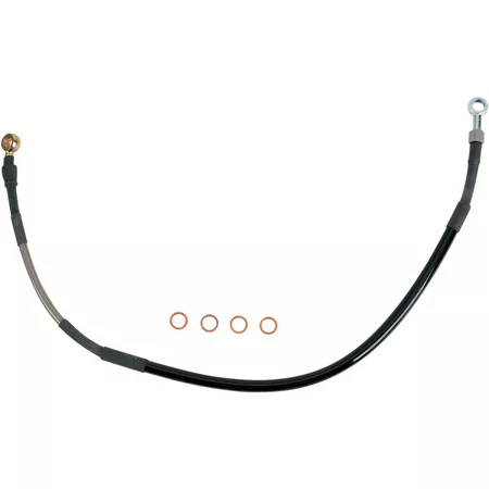 Brake Hose rear braided steel Yamaha Moose Racing