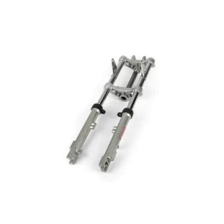 Fork EBR hydraulic silver d.28m Peugeot 103 \/ MBK 51