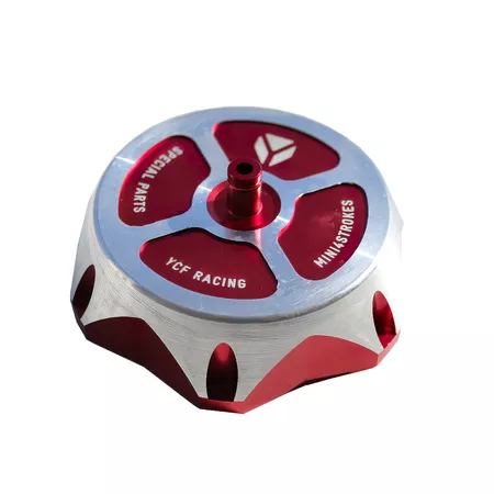 Fuel Cap CNC YCF Pit Bike \/ Dirt Bike red
