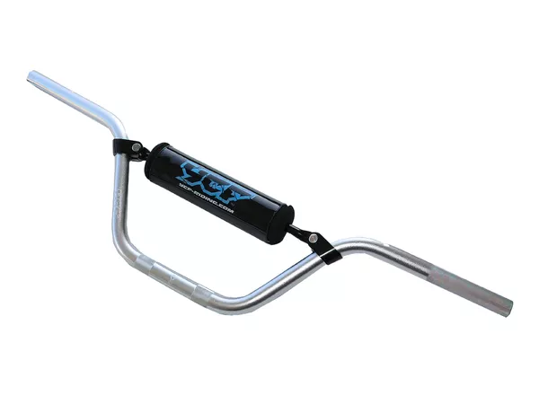 Handlebar aluminium d.22mm with pad YCF Pit Bike \/ Dirt Bike silver