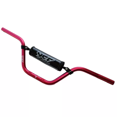 Handlebar aluminium d.22mm with pad YCF Pit Bike \/ Dirt Bike red