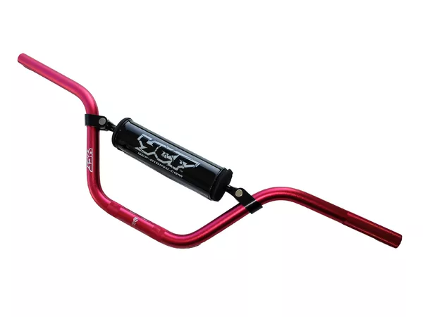 Handlebar aluminium d.22mm with pad YCF Pit Bike \/ Dirt Bike red