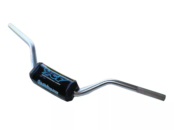 Handlebar aluminium Fatbar d.22mm with pad YCF Pit Bike \/ Dirt Bike silver