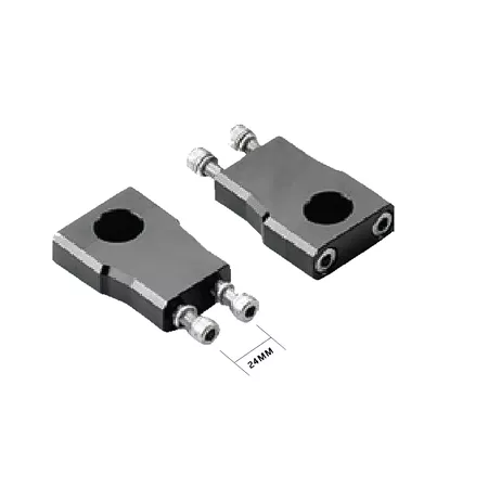 Handlebar Clamps adjustable d.28,6mm - 55mm black
