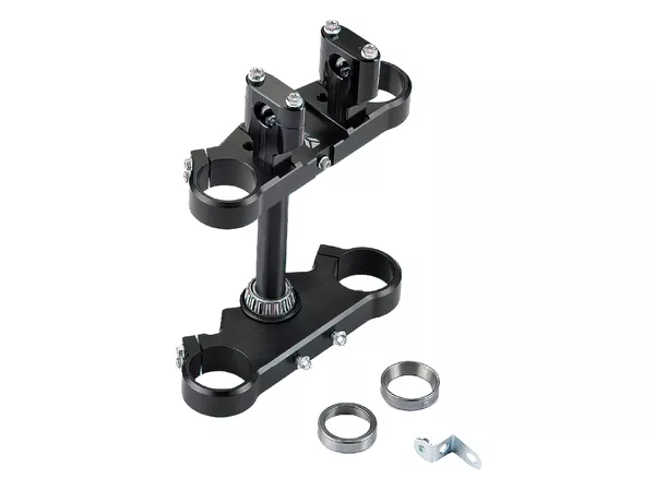 Triple Tree 45\/48mm w\/ handlebar clamps 1 screw YCF Pit Bike \/ Dirt Bike black