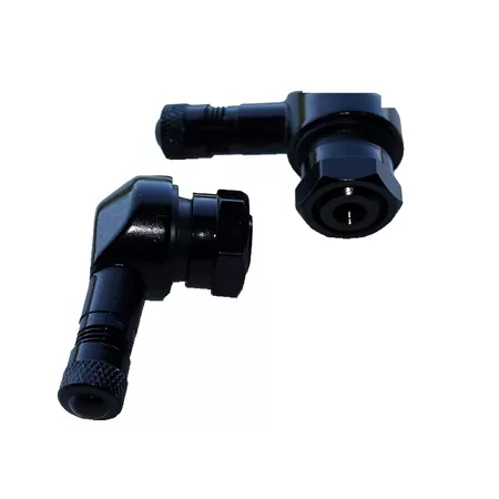 Tire Valves tubeless 90Â° aluminium CNC YCF black