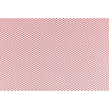 Racing Grille Mesh STR8 fine (30x30cm) anodized red