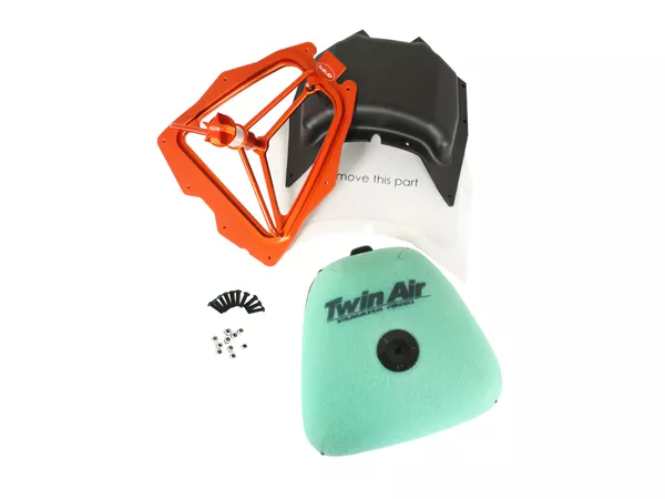 Air Box Kit with air filter + cover Powerflow Twin Air Yamaha