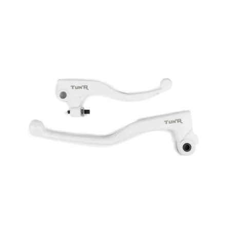Brake \/ Clutch Lever Set white Derbi DRD Pro