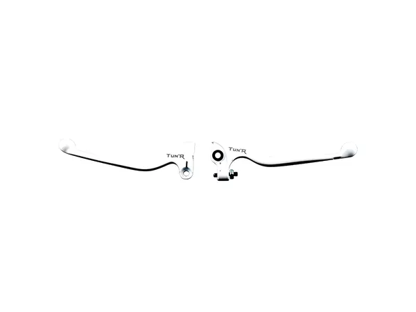 Brake \/ Clutch Lever Set white Derbi Senda