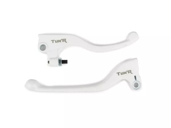 Brake \/ Clutch Lever Set type J.Juan white Sherco