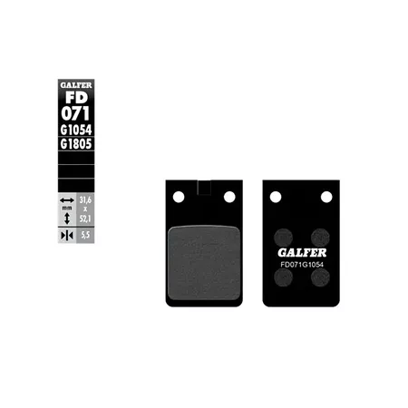 Brake Pads Galfer semi-metallic Simson