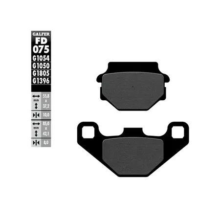 Brake Pads Galfer semi-metallic Peugeot Django 125
