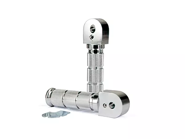 TNT Rear Foot Pegs Peugeot Speedfight polished aluminium