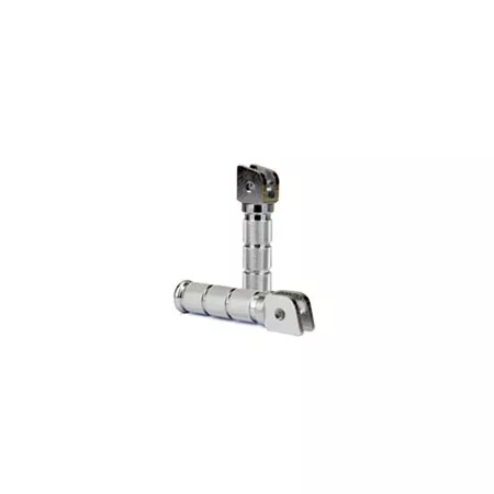 TNT Rear Foot Pegs universal polished aluminium