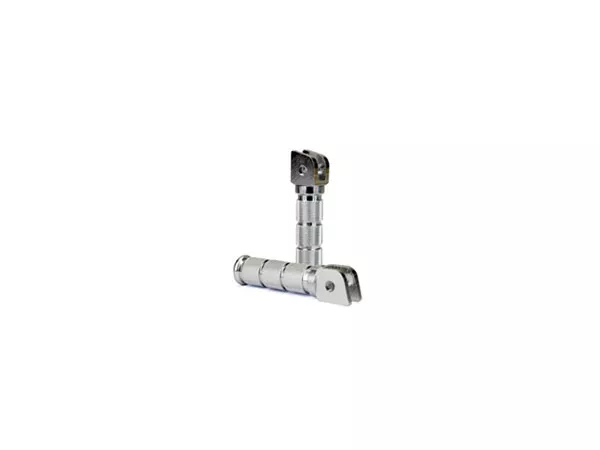 TNT Rear Foot Pegs universal polished aluminium