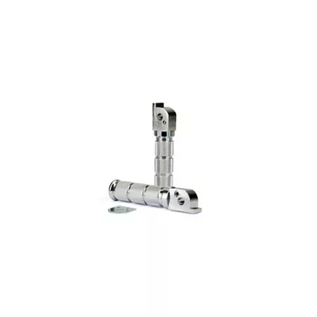 TNT Rear Foot Pegs Piaggio NRG \/ Typhoon polished aluminium - Colour version: Aluminium