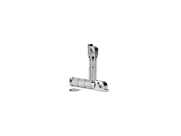 TNT Rear Foot Pegs Piaggio NRG \/ Typhoon polished aluminium - Colour version: Aluminium