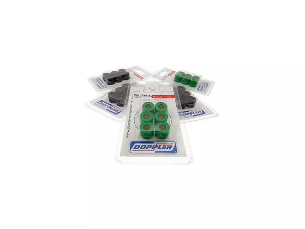 Variator Weights (x6) Doppler 15x12mm - 4.5g - Roller size: 15 x 12 mm, Roller weight: 4,5 gr