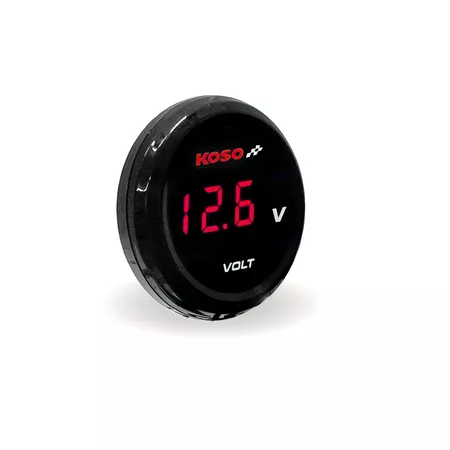 Voltmeter digital Koso Coin red