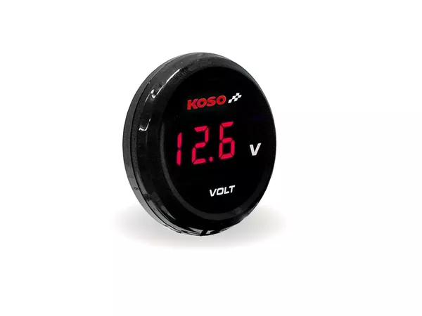 Voltmeter digital Koso Coin red