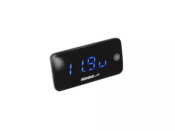 Voltmeter \/ Thermometer Slim NG blue
