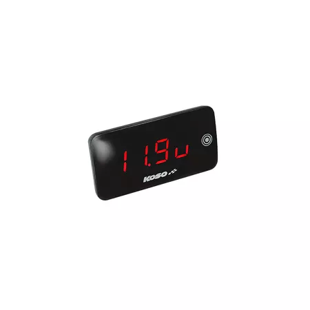 Voltmeter \/ Thermometer Slim NG red