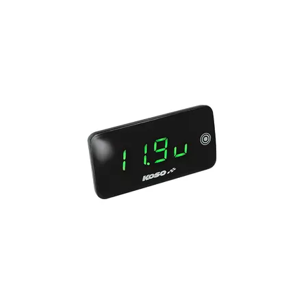 Voltmeter \/ Thermometer Slim NG green