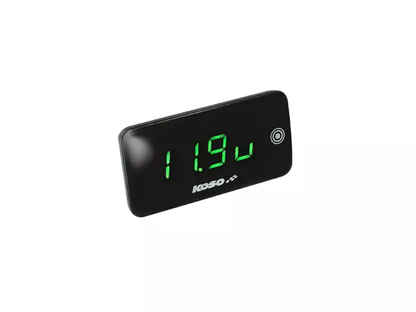 Voltmeter \/ Thermometer Slim NG green
