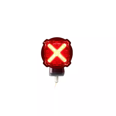 Tail Light LED w. brake light w. holder Koso GT-02S red