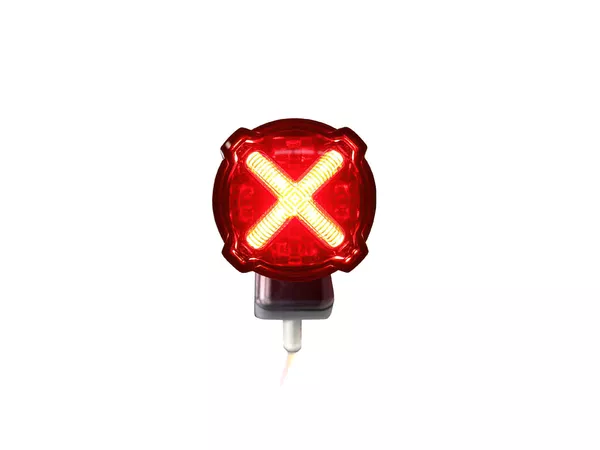 Tail Light LED w. brake light w. holder Koso GT-02S red