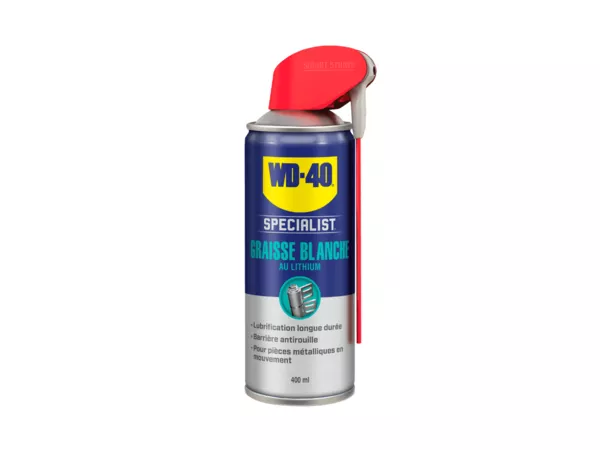 White Lithium Grease Spray WD-40 Specialist Smart Straw 400ml