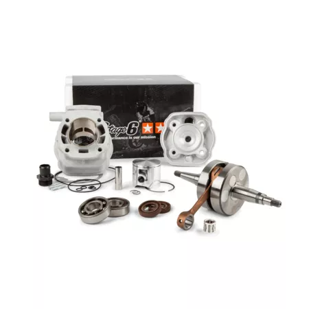 Tuning Kit cylinder + crankshaft Stage6 BigRacing 77cc Derbi Euro2