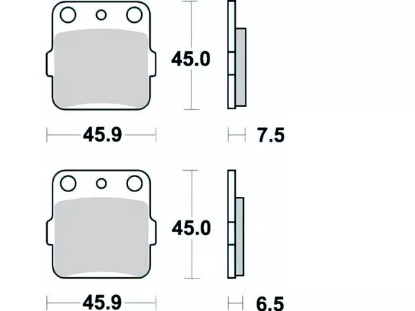 Brake Pads Braking 686CM 46 CR 80 \/ 85