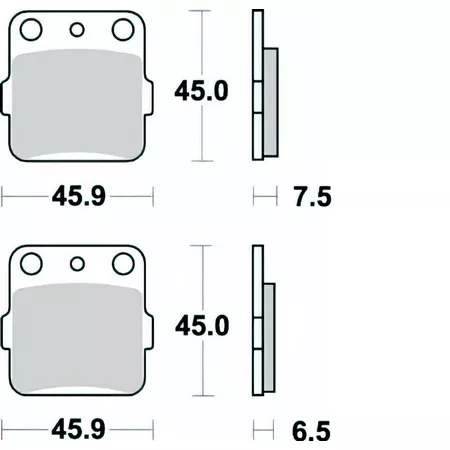Brake Pads Braking 686CM 44 CR 80 \/ 85