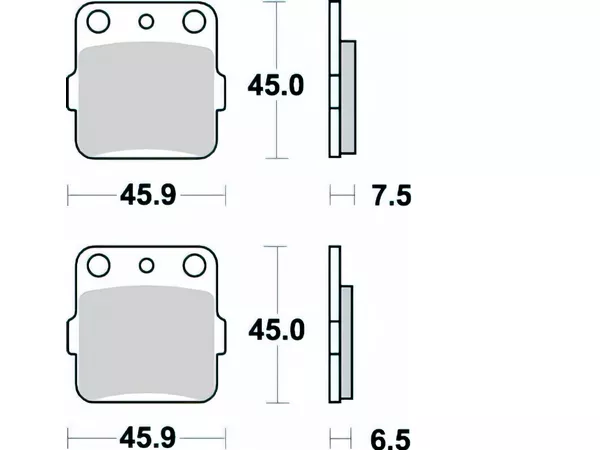 Brake Pads Braking 686CM 44 CR 80 \/ 85