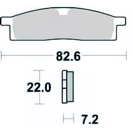 Brake Pads Braking 705CM 44 YZ 80 \/ 85