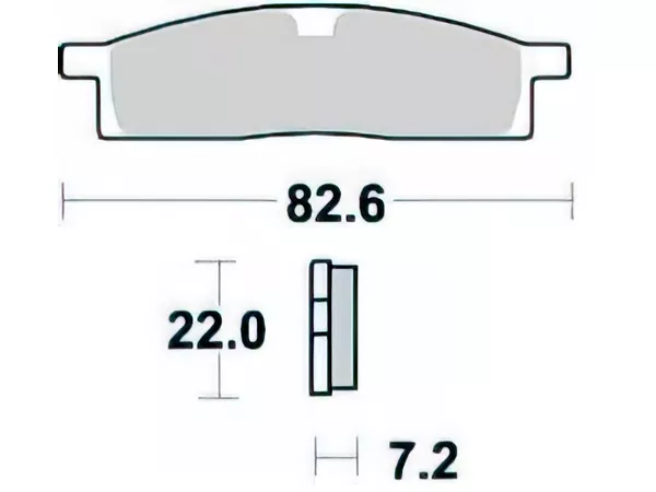 Brake Pads Braking 705CM 44 YZ 80 \/ 85