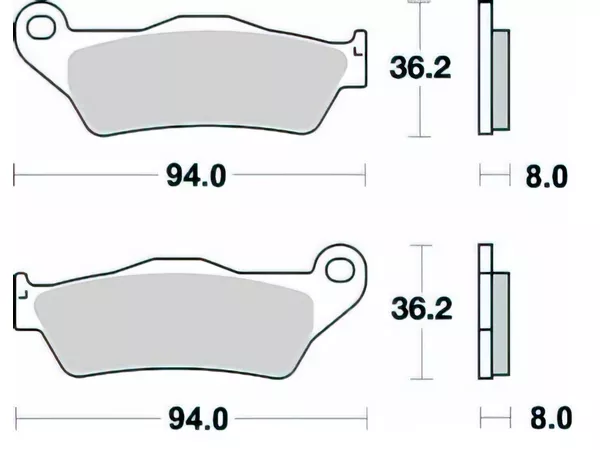 Brake Pads Braking 746CM 44