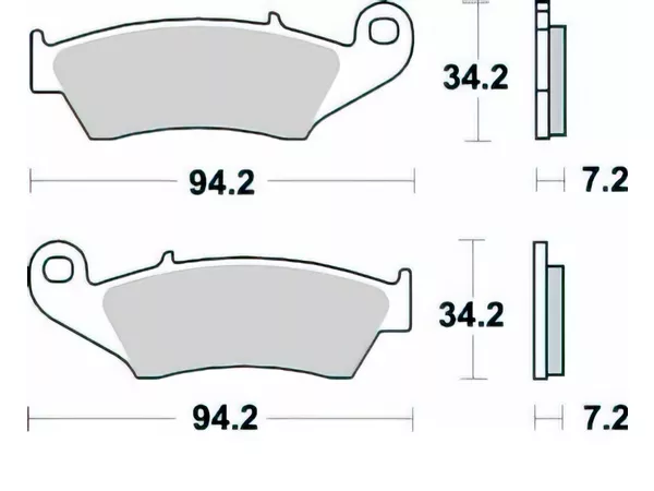 Brake Pads Braking 772CM 46 Honda CR 250